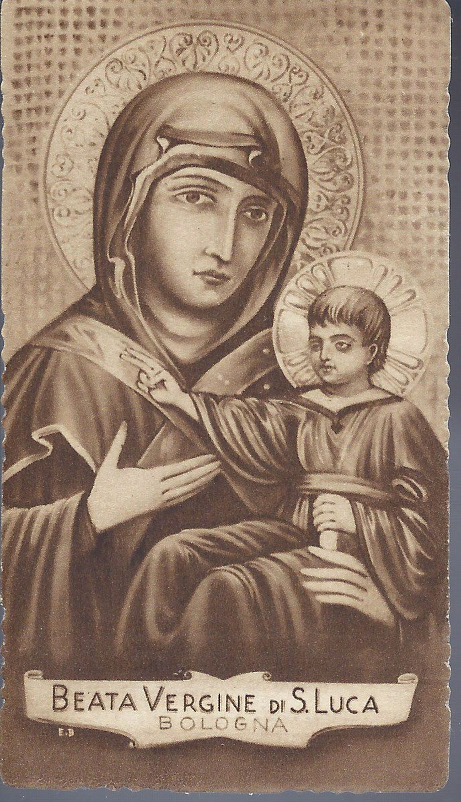 BEATA VERGINE DI S. LUCA - SANTINO - AS015-408 - Ed. Bononia