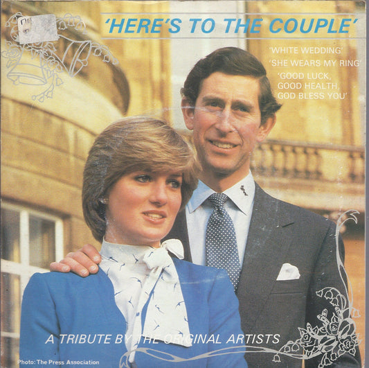 'HERE'S THE COUPLE  -  4 tracks --  AA.VV.   Princess Diana wedding