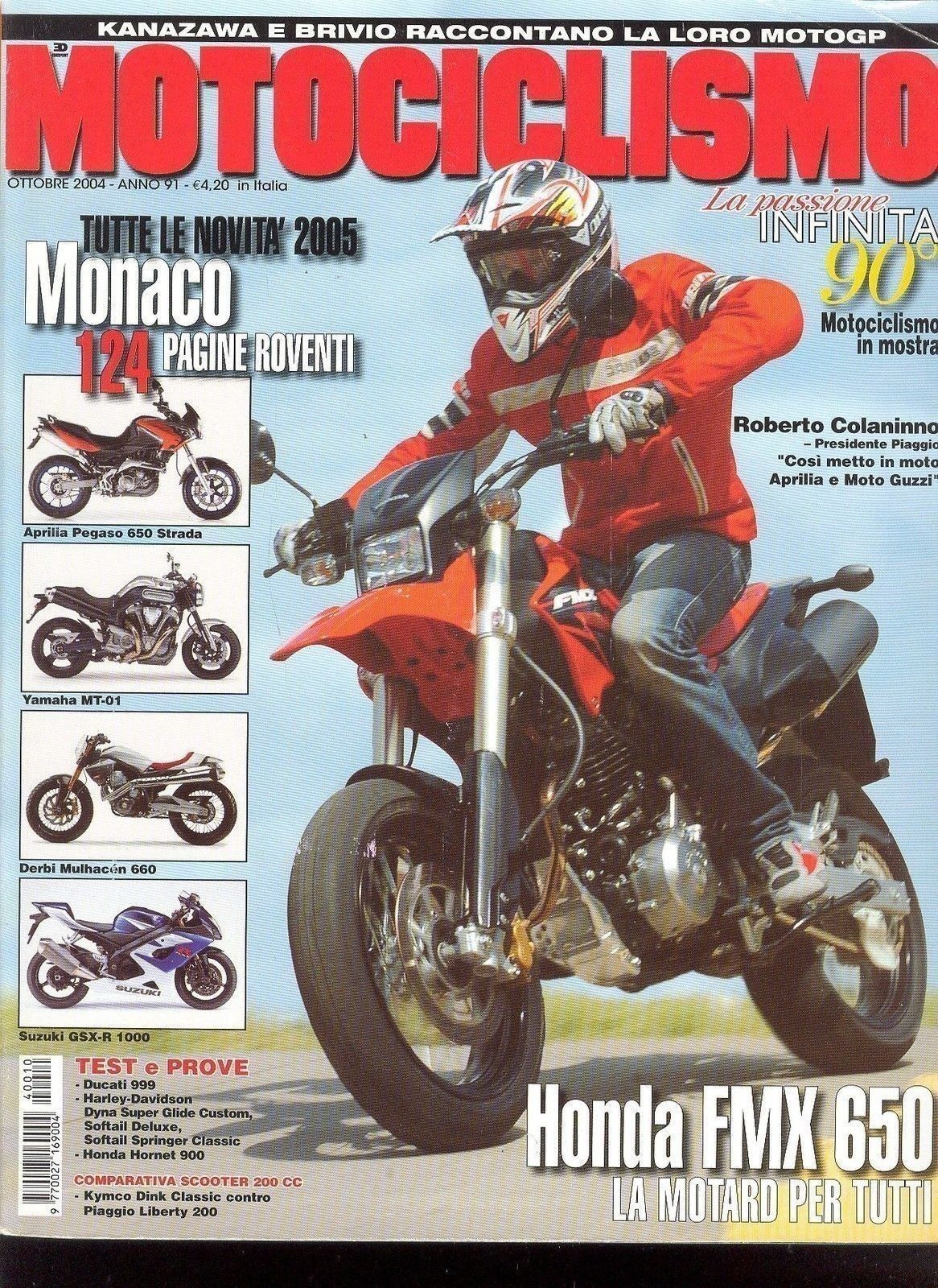MOTOCICLISMO N 10 - OTTOBRE 2004