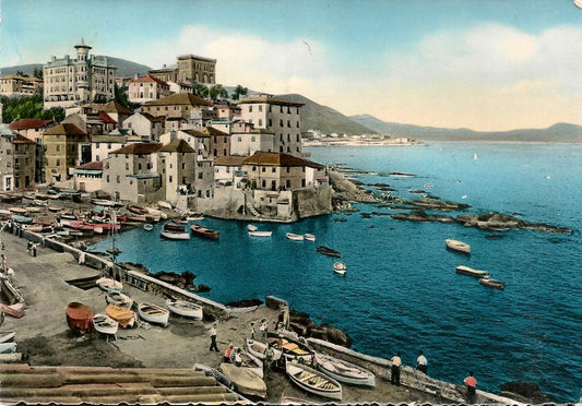 GENOVA - BOCCADASSE - ACQUARELLATA - V1958