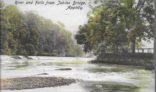 APPLEBY - RIVER AND FALLS JUBILEE BRIDGE - V/T1904