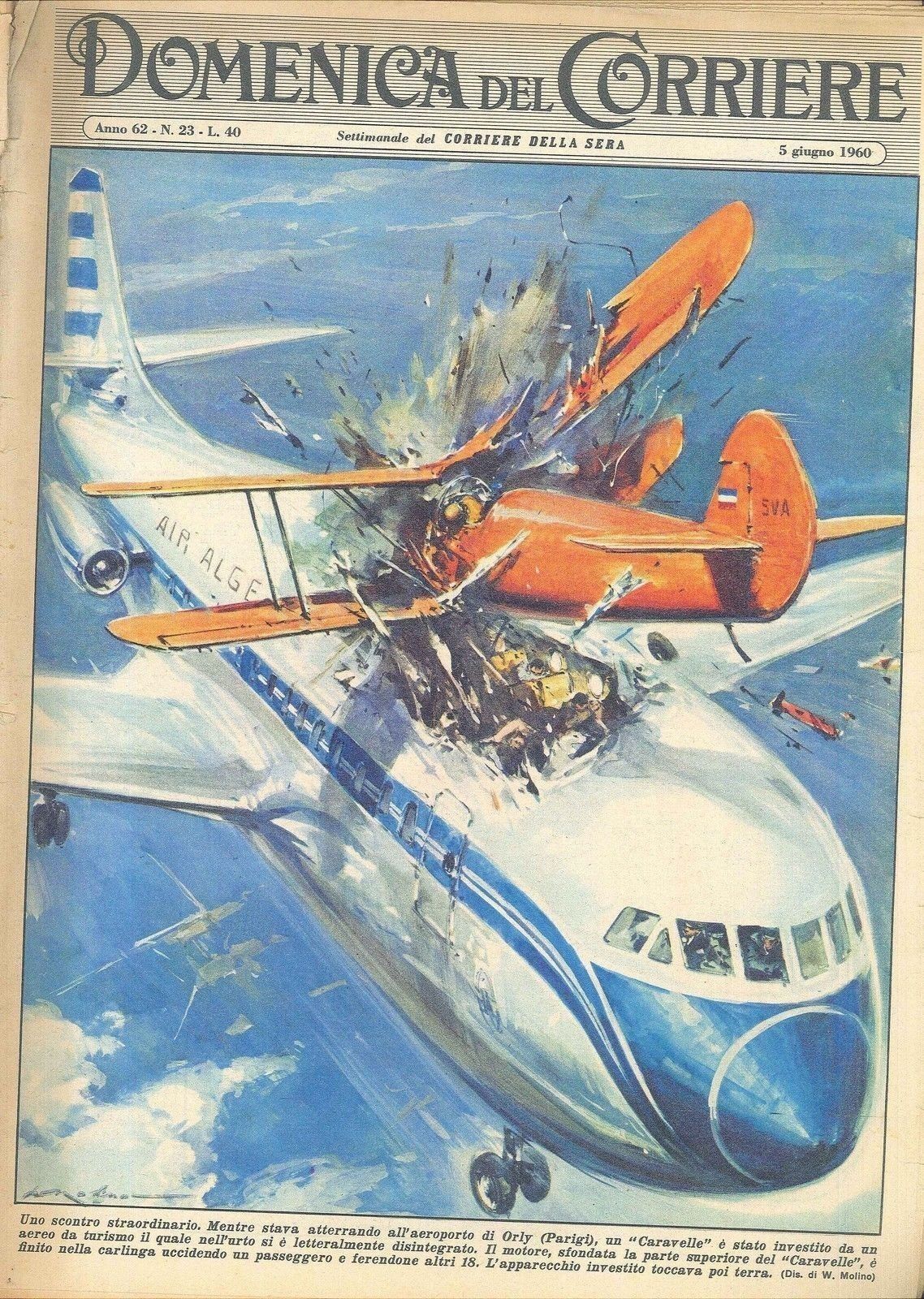 DOMENICA DEL CORRIERE N 23 - 5 GIUGNO 1960 - ILL. WALTER MOLINO