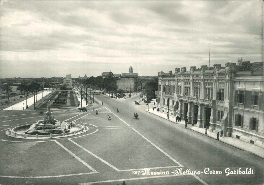 MESSINA - NETTUNO - CORSO GARIBALDI -V1957