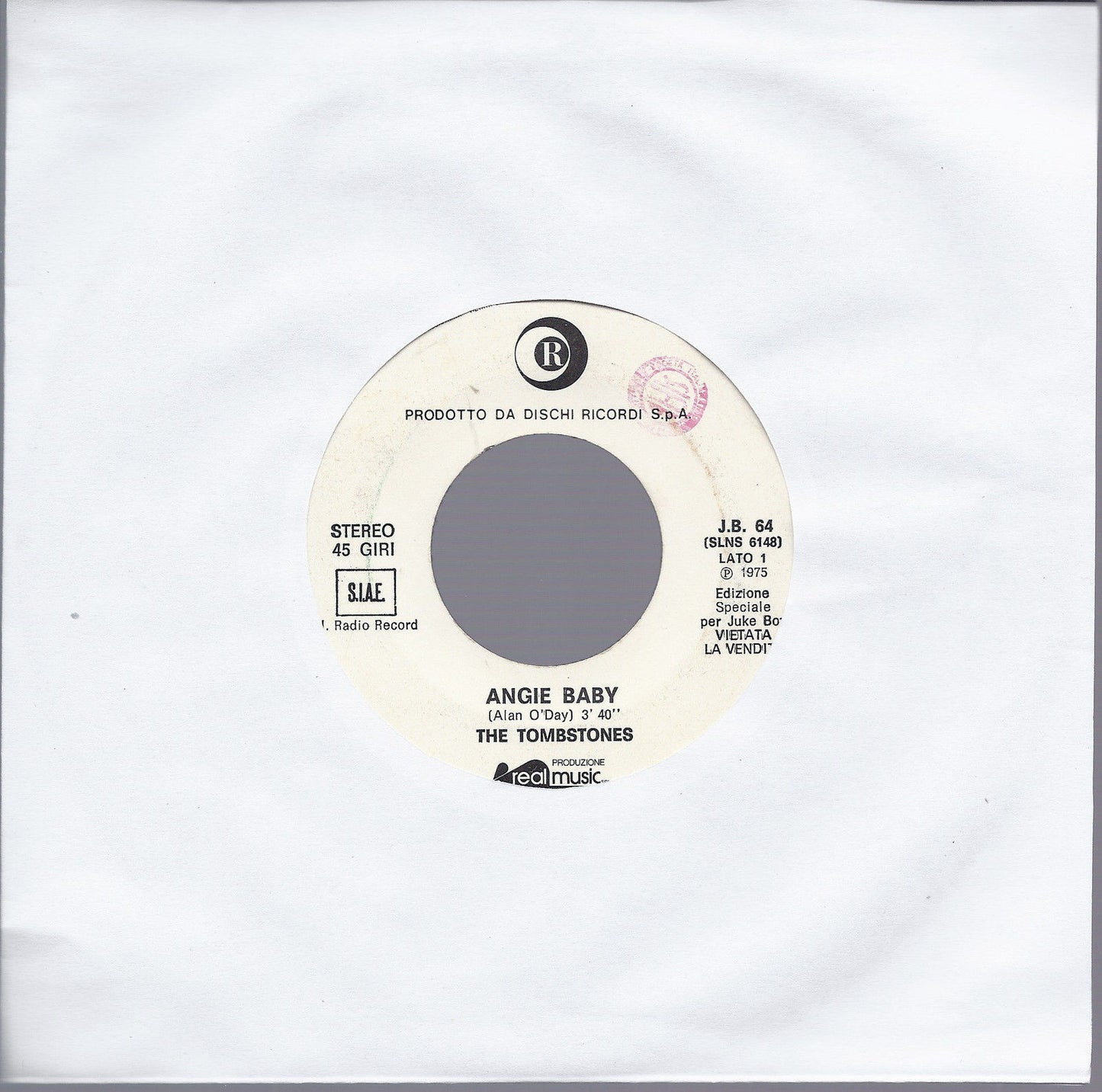 ANGIE BABY # THE TOMBSTONES = PHILADELPHIA FREEDOM  THE ELTON JOHN BAND Juke Box