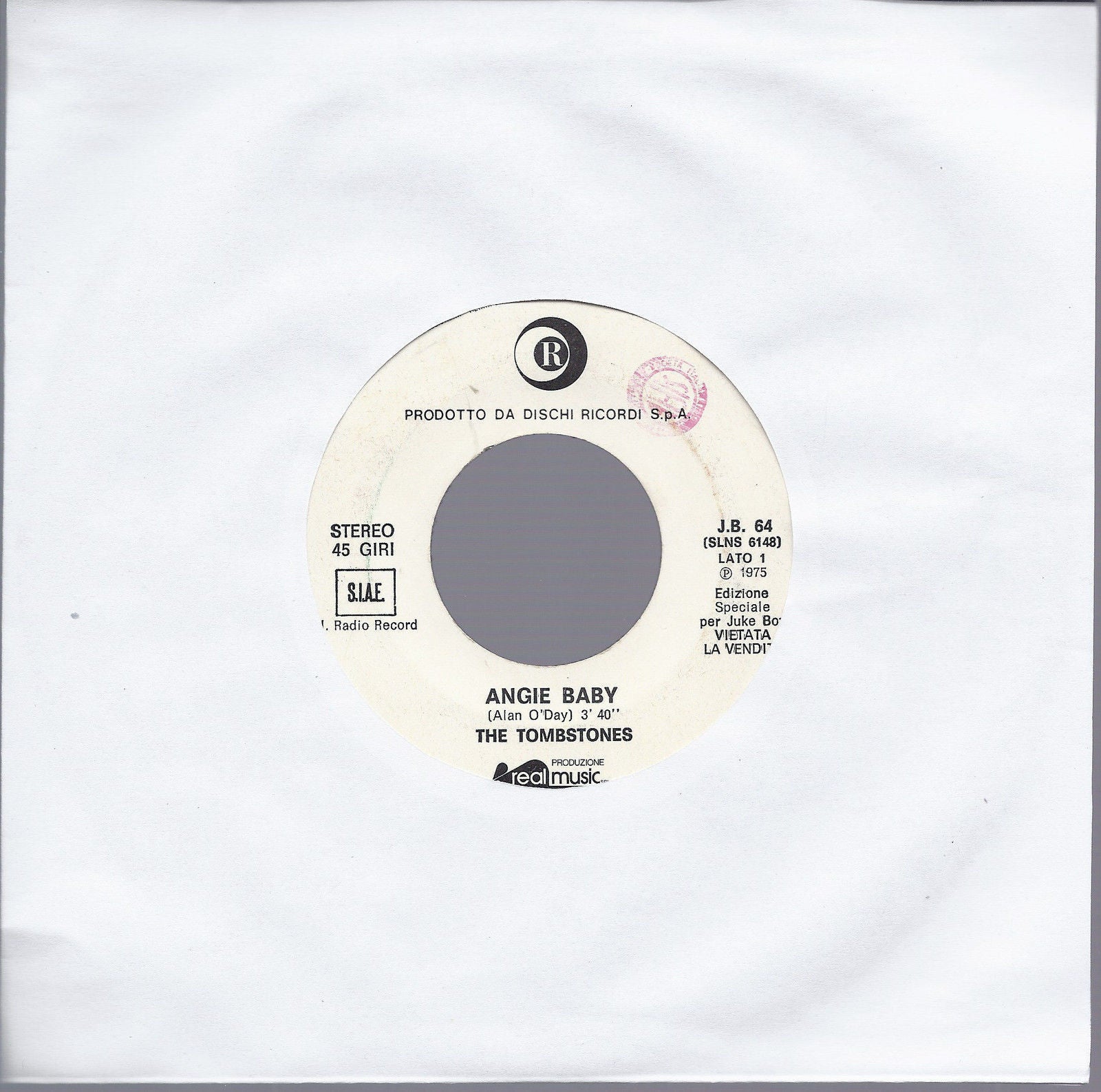 ANGIE BABY # THE TOMBSTONES = PHILADELPHIA FREEDOM  THE ELTON JOHN BAND Juke Box