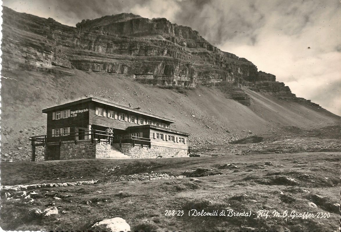 RIFUGIO GRAFFER - DOLOMITIV DI BRENTA - V1957