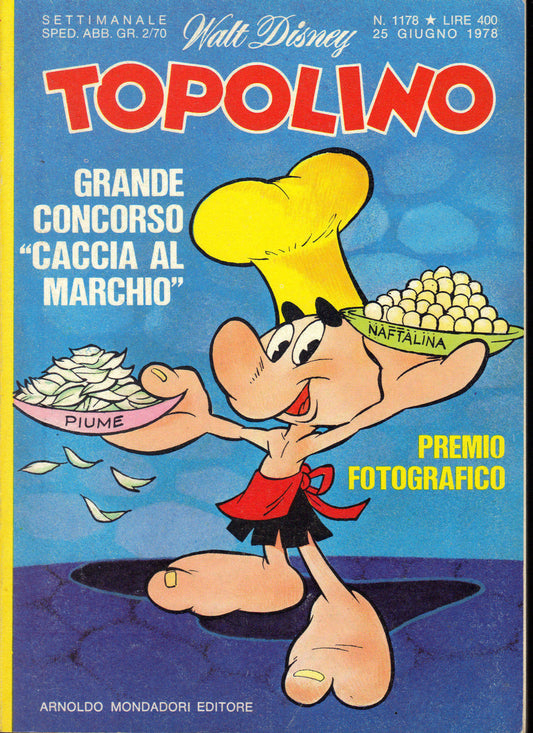 TOPOLINO N° 1178 = 25 GIUGNO 1978