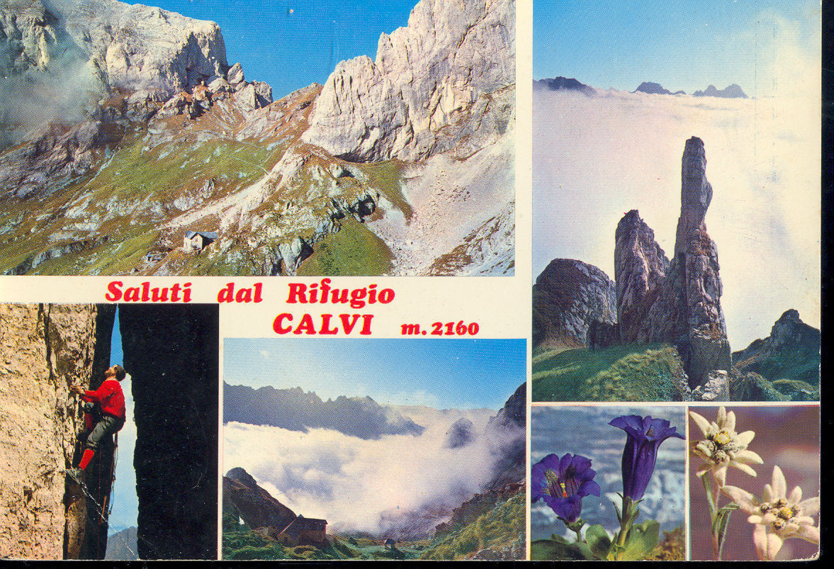 RIFUGIO CALVI - 4 VEDUTE - V1972