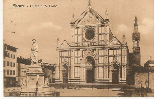 FIRENZE - CHIESA SANTA CROCE  - V1915