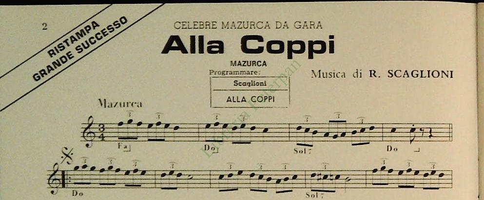 ROBERTO SCAGLIONI - FISA PARADE 1 - 20 BRANI - SPARTITO-SHJEET MUSIC