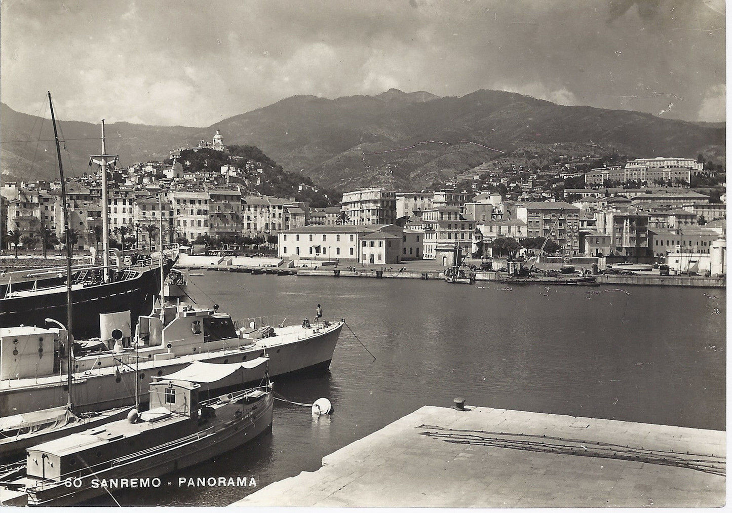 SANREMO - PANORAMA - NV - FG - Porto - Barche - Ediz. Angeli