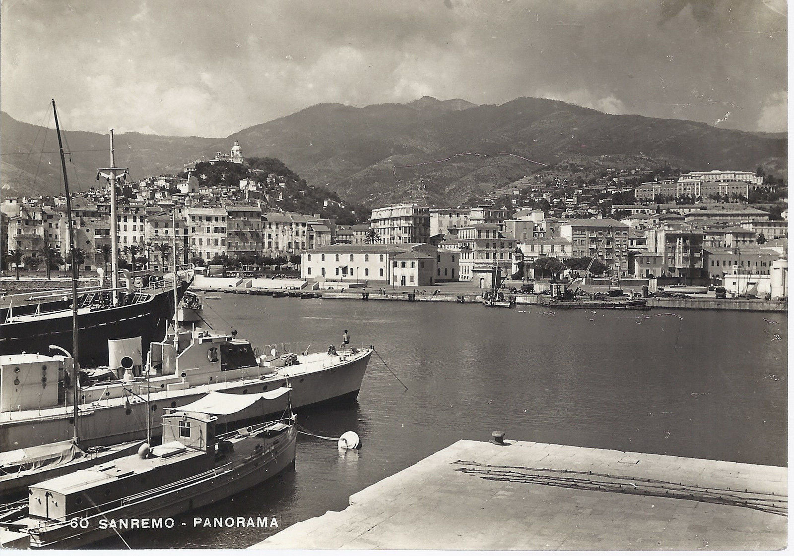 SANREMO - PANORAMA - NV - FG - Porto - Barche - Ediz. Angeli