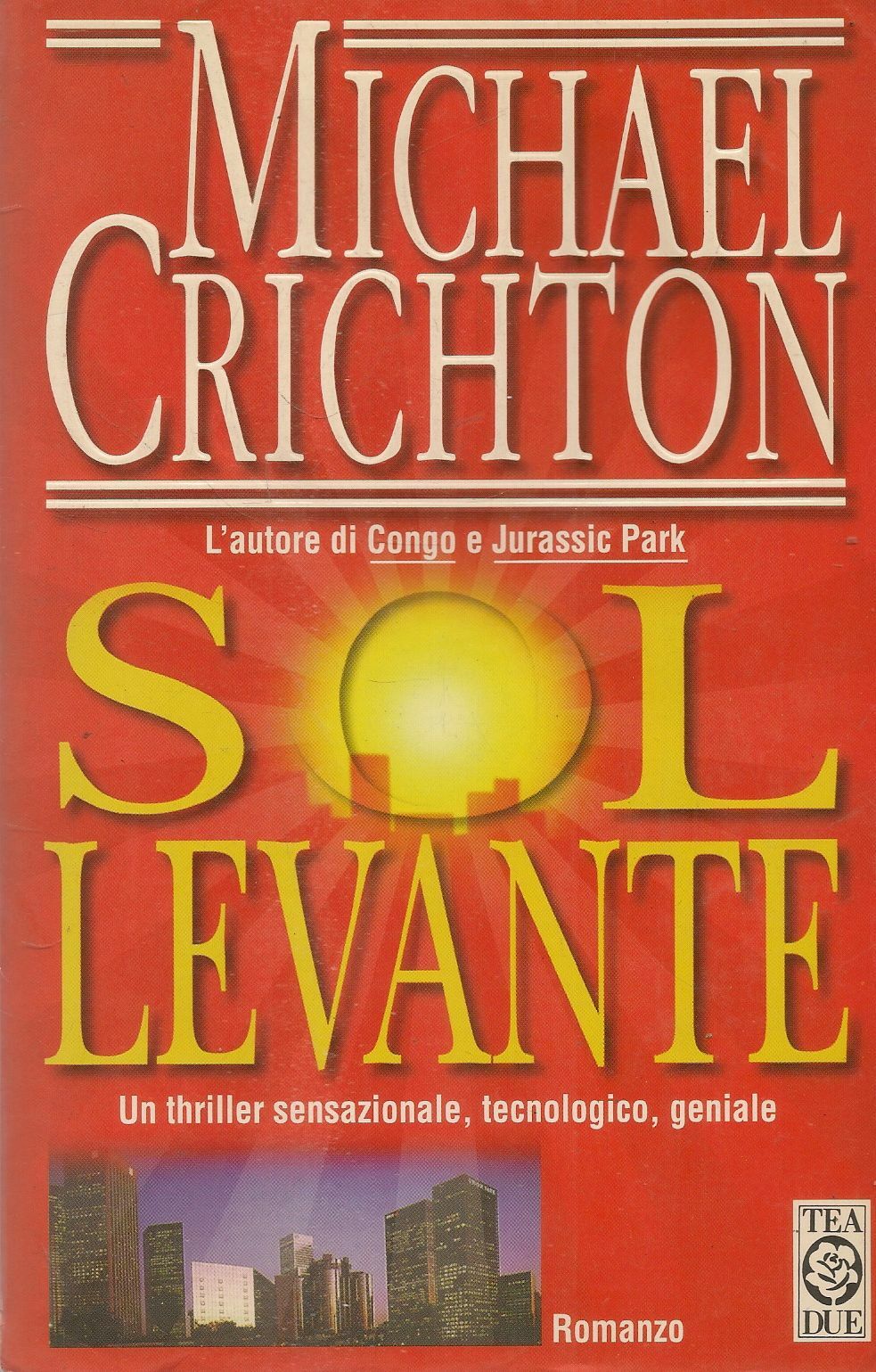 SOL LEVANTE - MICHAEL CRICHTON