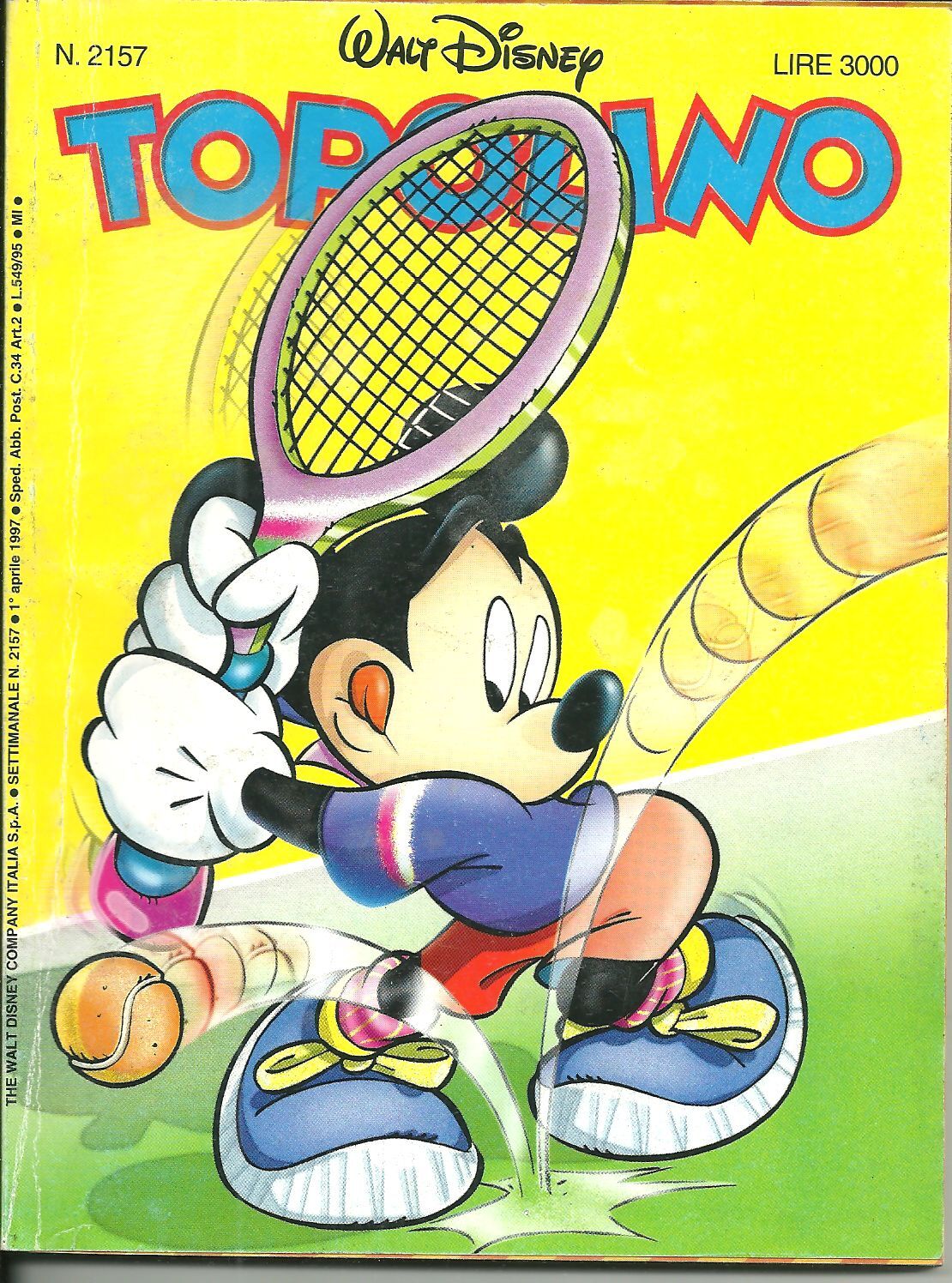 TOPOLINO N. 2157 - 1 APRILE 1997