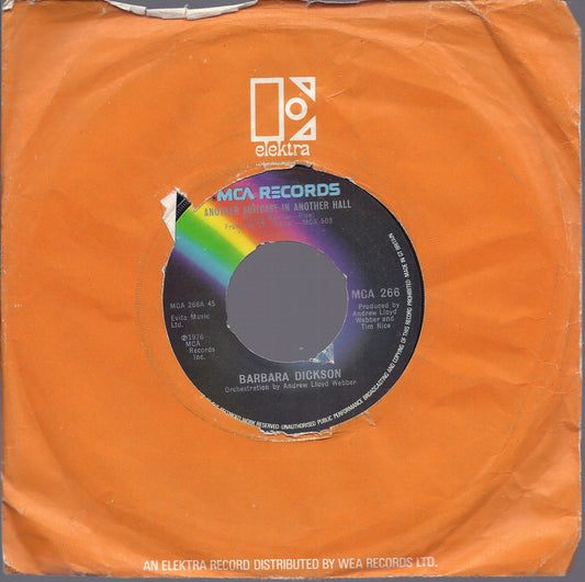 ANOTHER SUITCASE IN ANOTHER HALL -- B. DICKSON = REQUIEM FOR EVITA -- LONDON PH.