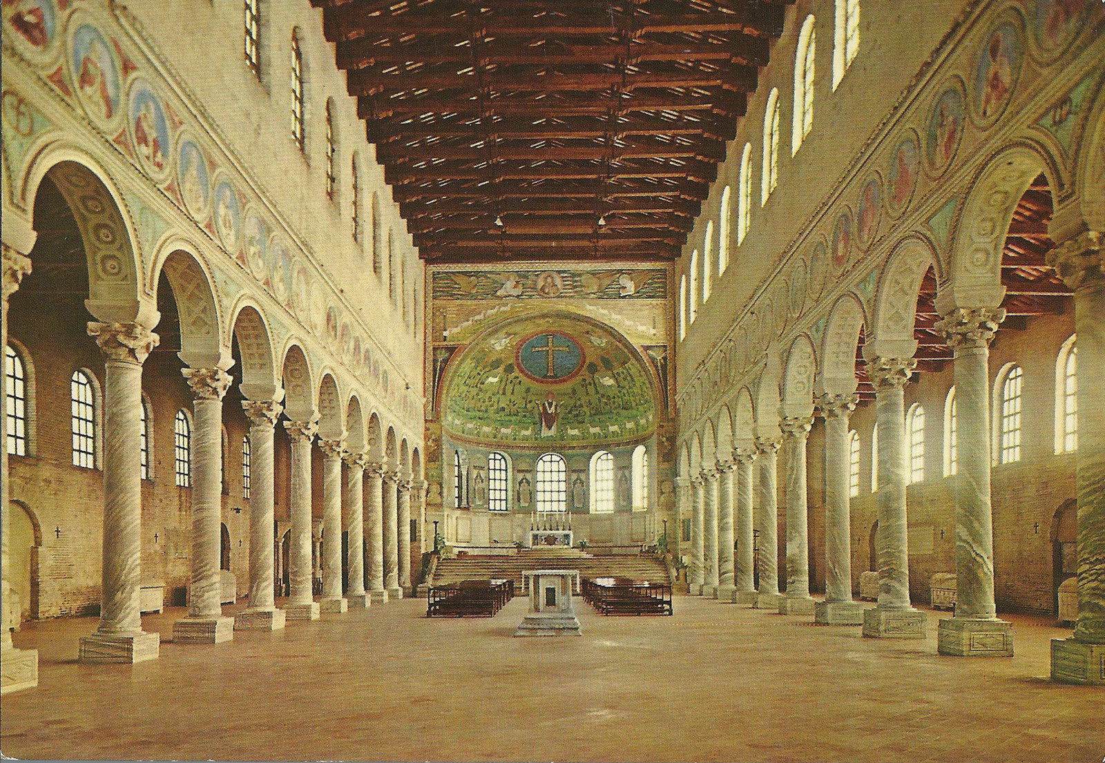 RAVENNA - BASILICA DI S. APOLLINARE IN CLASSE - INTERNO GENE