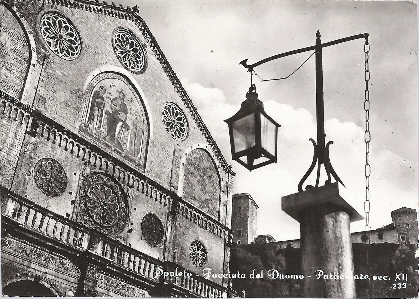 SPOLETO - FACCIATA DEL DUOMO - PARTICOLARE - VIBSD - FG