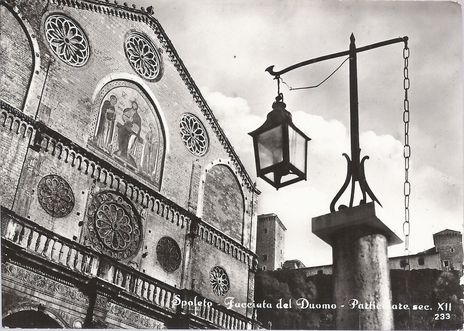 SPOLETO - FACCIATA DEL DUOMO - PARTICOLARE - VIBSD - FG