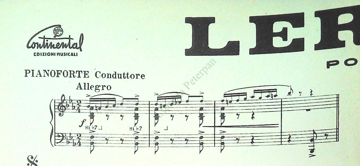 UN DI' A TOLOSA.valzer-MARY.mazurca-LERINA.polca - SPARTITO-SHEET MUSIC