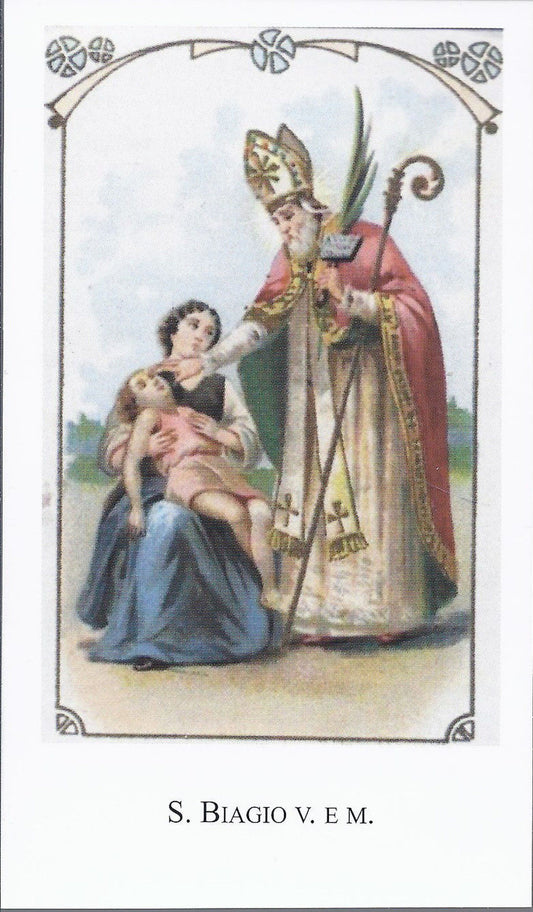 S. BIAGIO Vesc. e Mart. - SANTINO - AS014-064 - Ed. Paco