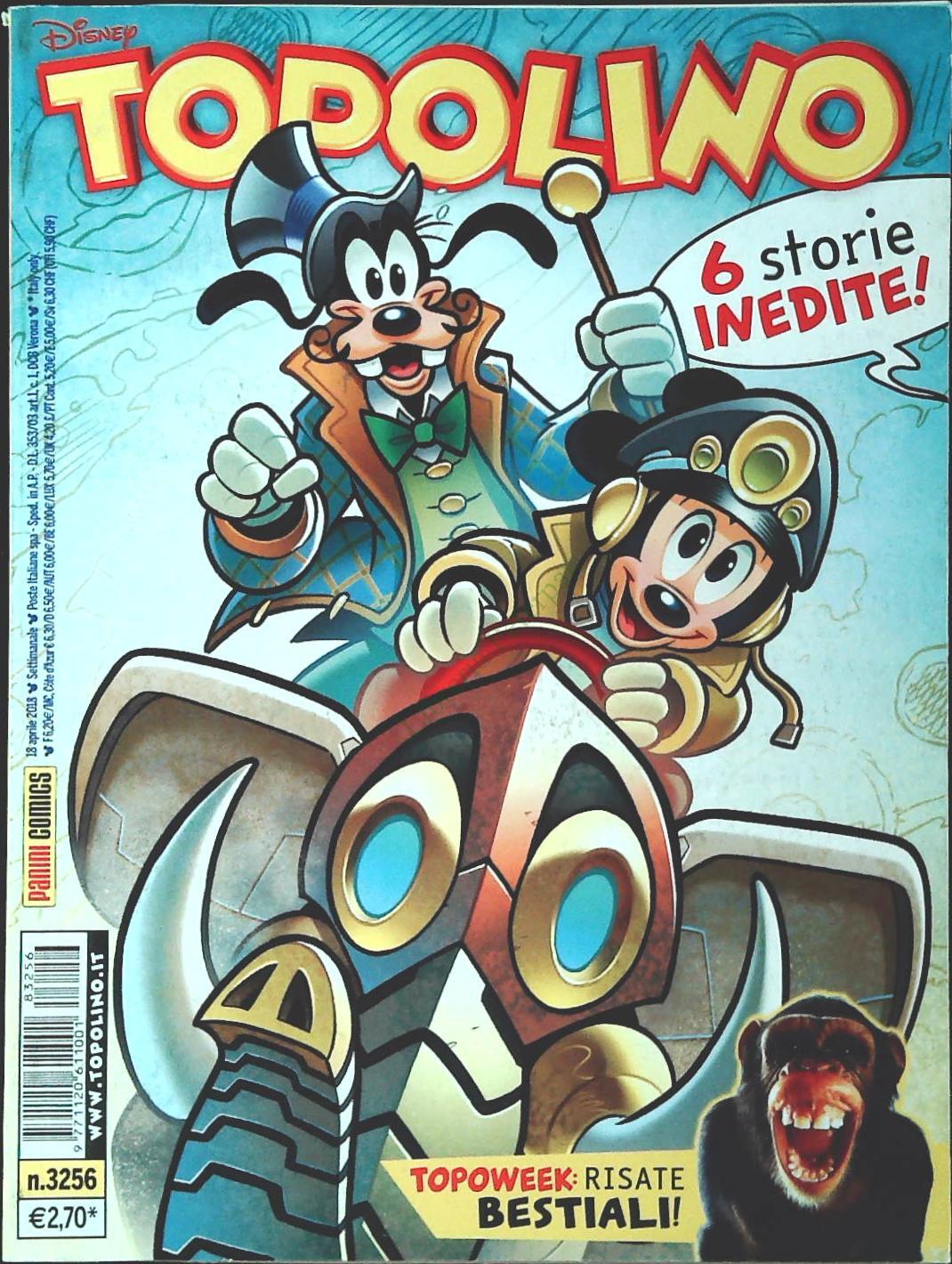 TOPOLINO N. 3256 - 18 APRILE 2018