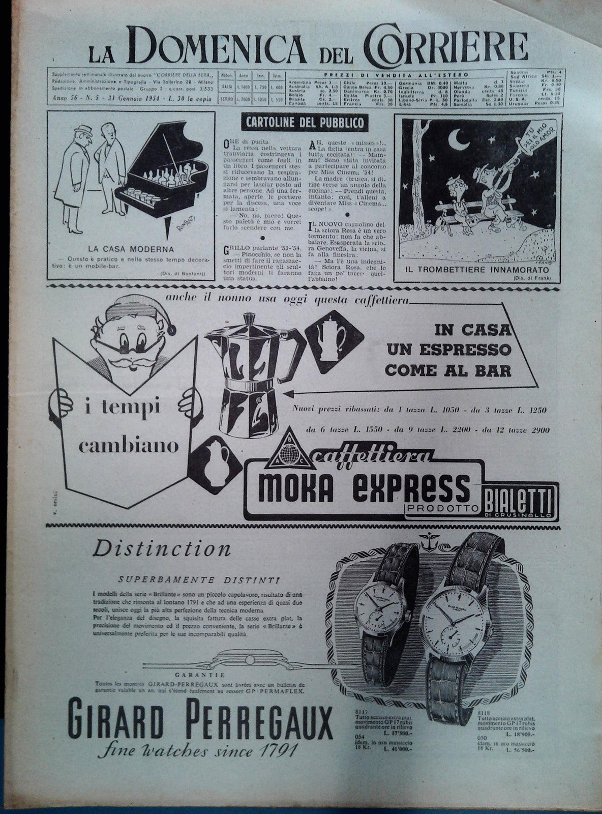 DOMENICA DEL CORRIERE 31 GENNAIO 1954