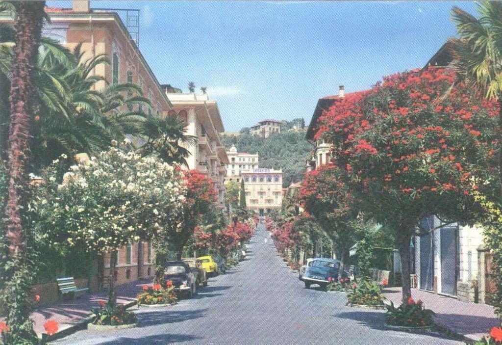 BORDIGHERA - CORSO ITALIA - NV - ACQUARELLATA