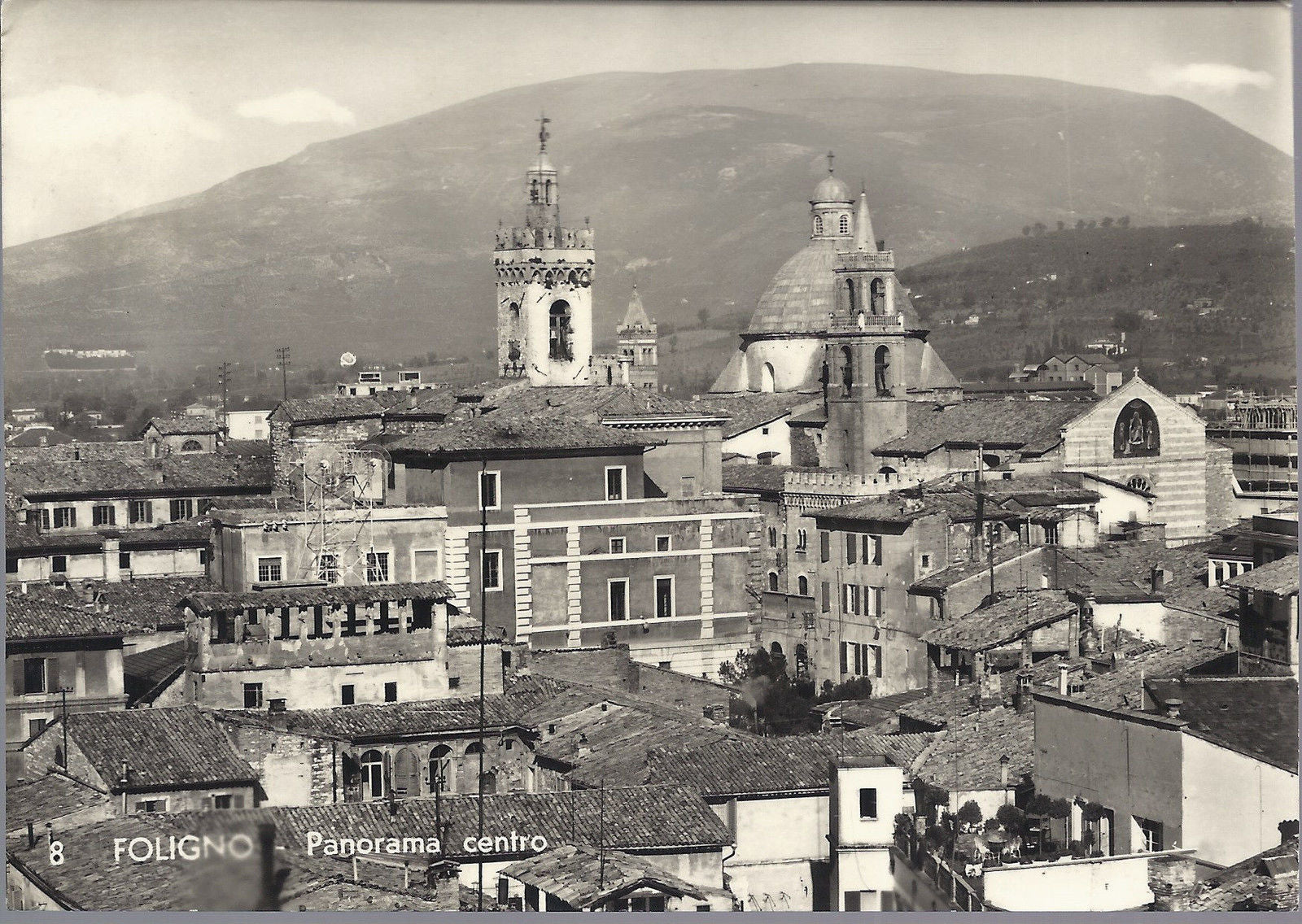 FOLIGNO - PANORAMA CENTRO - V 1961 - FG