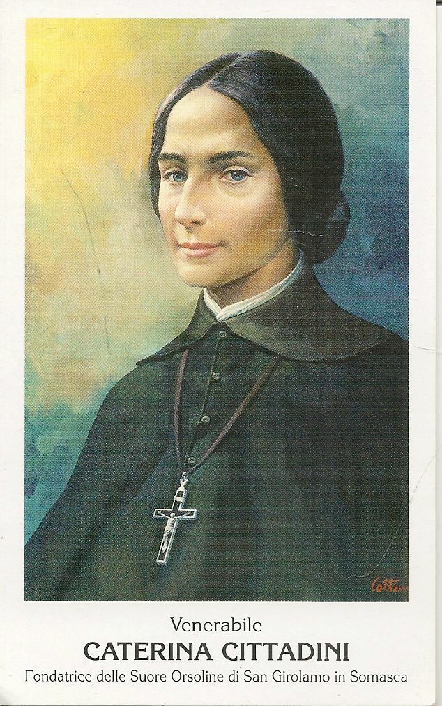 VENERABILE CATERINA CITTADINI - HOLY CARD