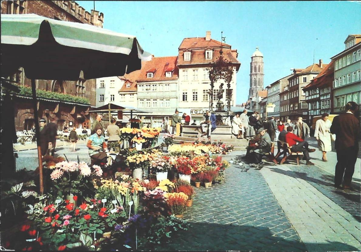 GOTTINGEN - BLUMENMARKET AM GANSELIEDELBRUNNEN - VSD