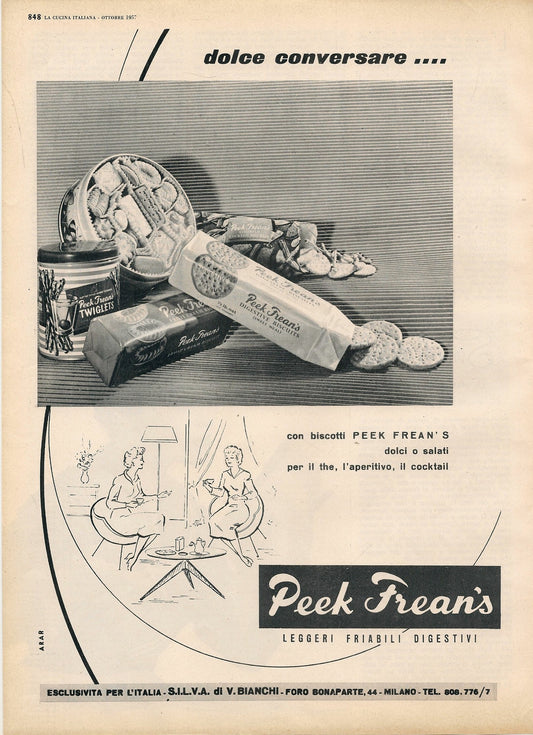 PEEK FREAN'S. DOCE CONVERSARE - ADVERTISING