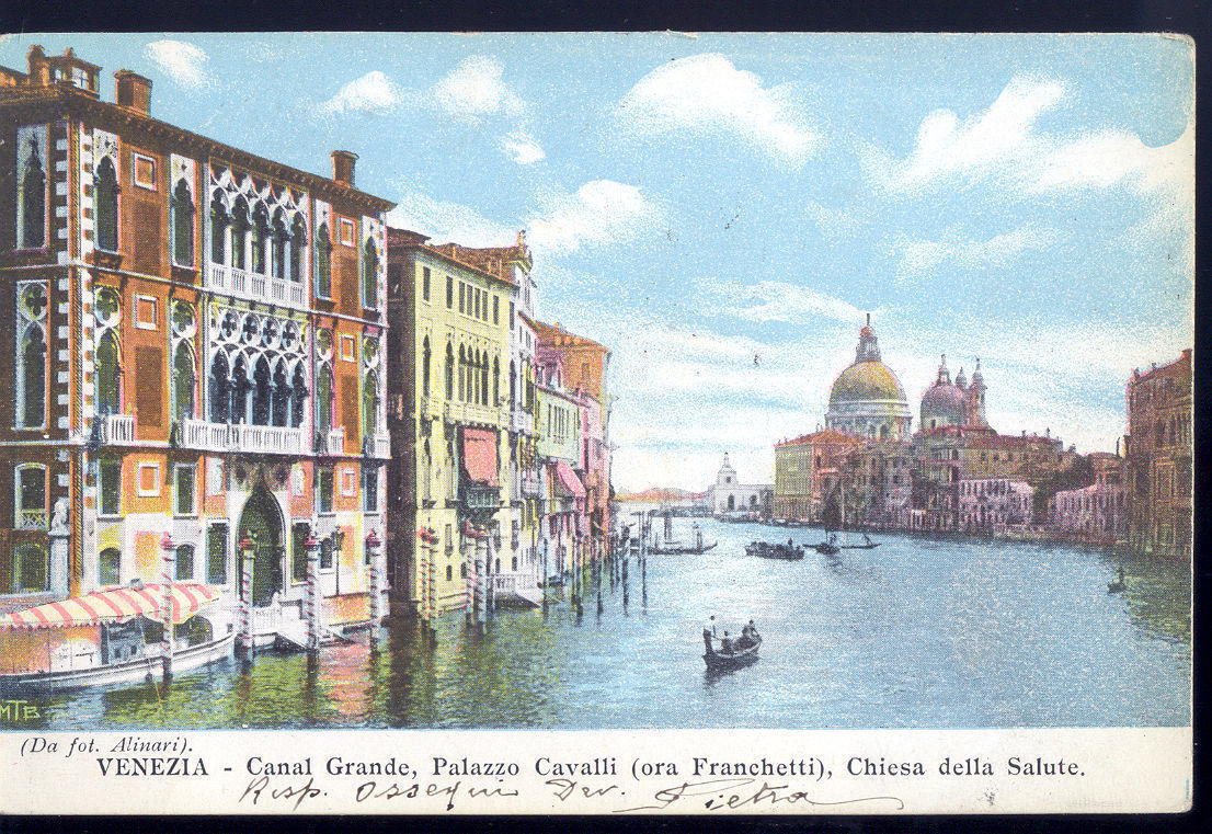 VENEZIA - CANAL GRANDE, PALAZZO CAVALLI (ora FRANCHETTI) - V1904