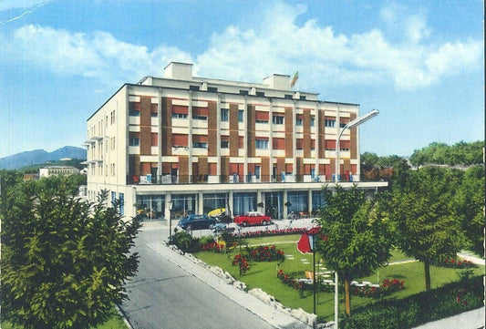 ABANO TERME - HOEL UNIVERSAL  - V1965 - ACQUARELLATA