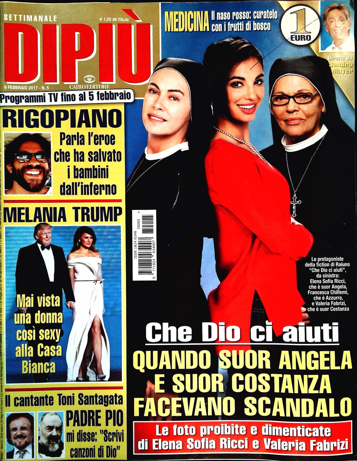 DI PIU' 6 FEBBRAIO 2017 - RIGOPIANO - ELENA SOFIA RICCI - VALERIA FABRIZI