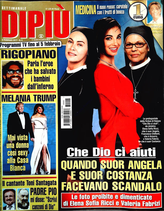 DI PIU' 6 FEBBRAIO 2017 - RIGOPIANO - ELENA SOFIA RICCI - VALERIA FABRIZI