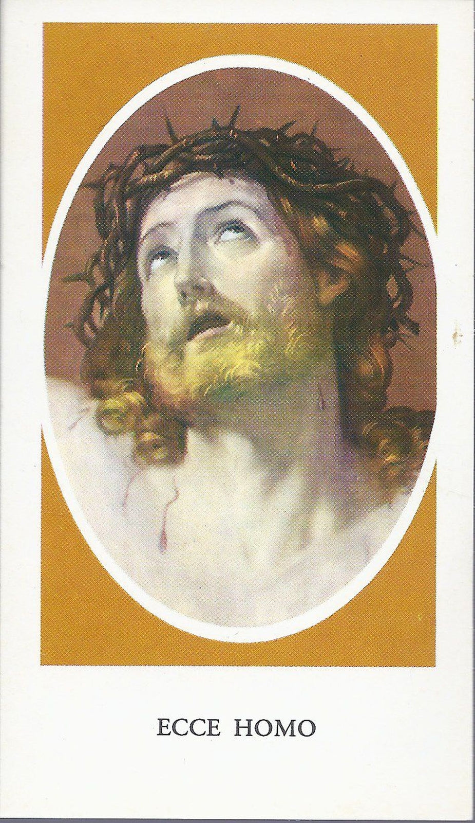 ECCE HOMO - SANTINO HOLY CARD - AS015-273 - spanish text