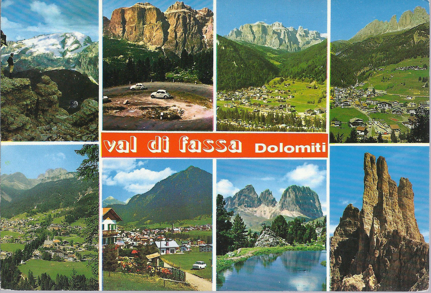 VAL DI FASSA - DOLOMITI - VEDUTINE - V 1986 - FG