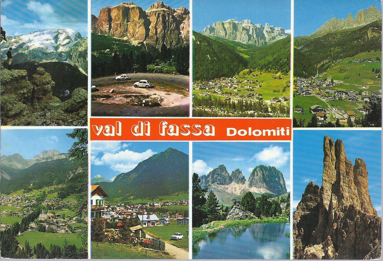 VAL DI FASSA - DOLOMITI - VEDUTINE - V 1986 - FG