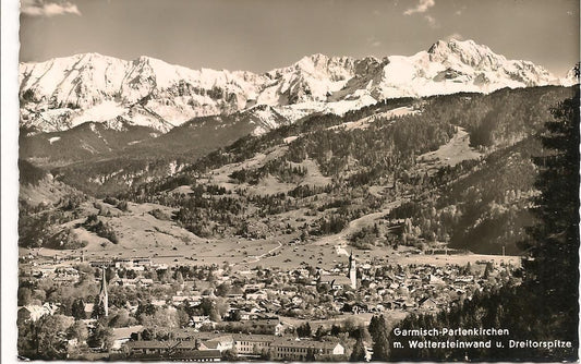 GARMISH-PARTENKIRCHEN - WETTERSTEINWAND U. DREITIRSPITZE -PA