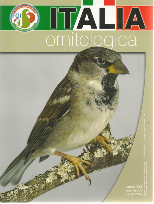 ITALIA ORNITOLOGICA -APRILE 2015