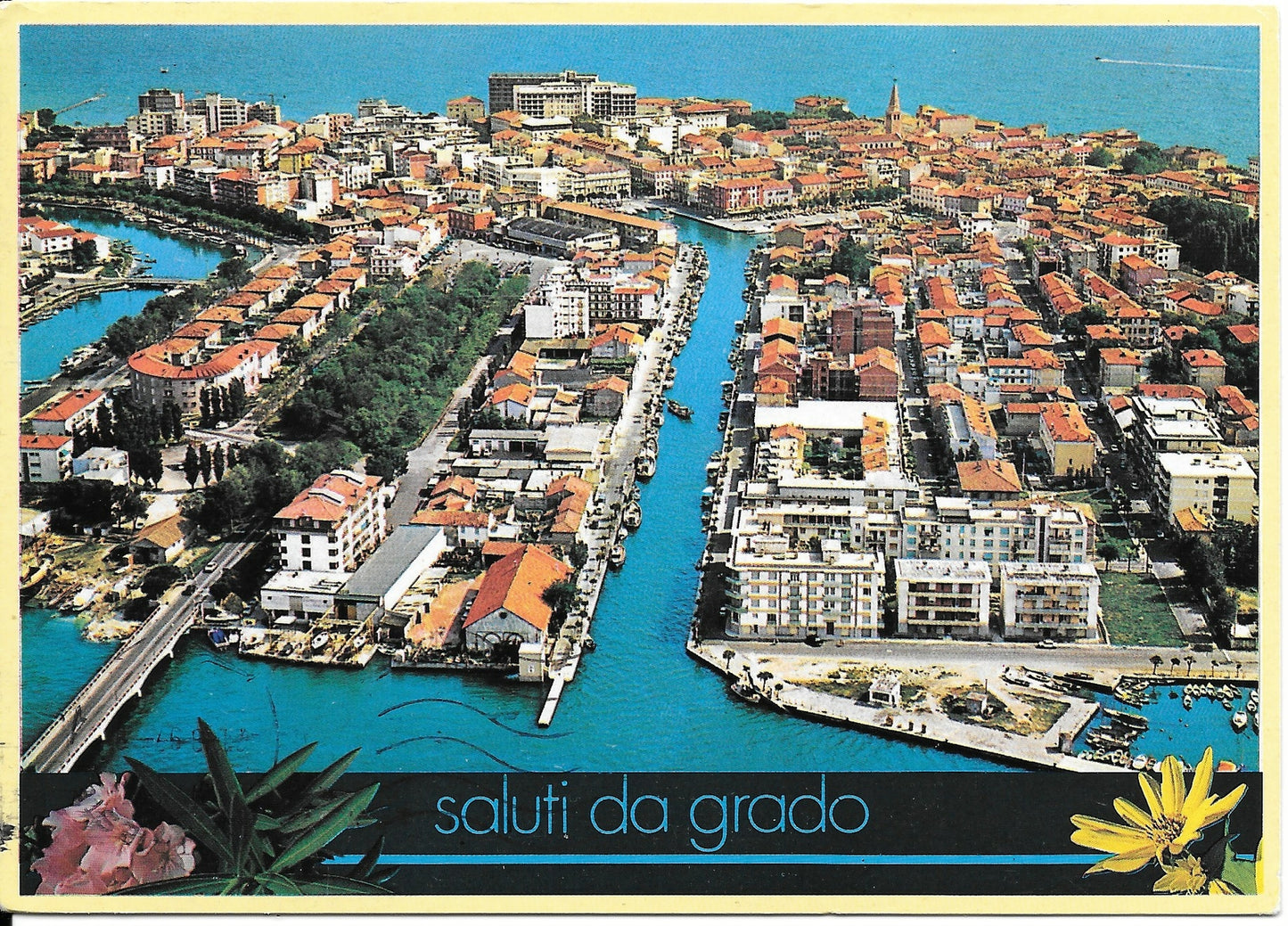 SALUTI DA GRADO - PANORAMA - VIAGGIATA