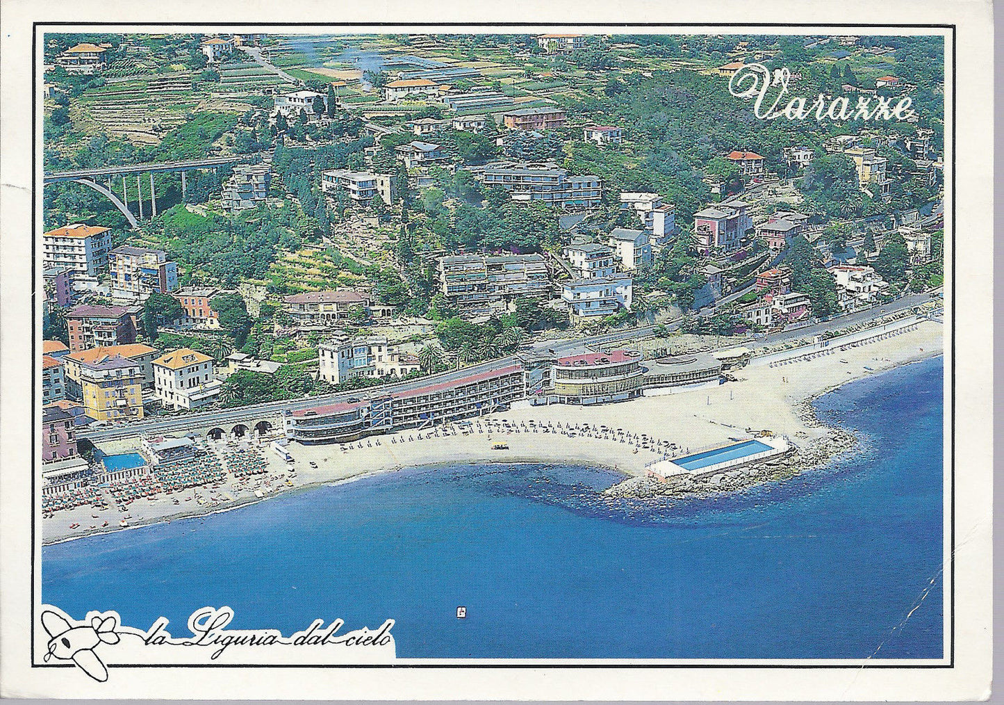 VARAZZE - SPIAGGIA - LA LIGURIA DAL CIELO - V 1996 - FG