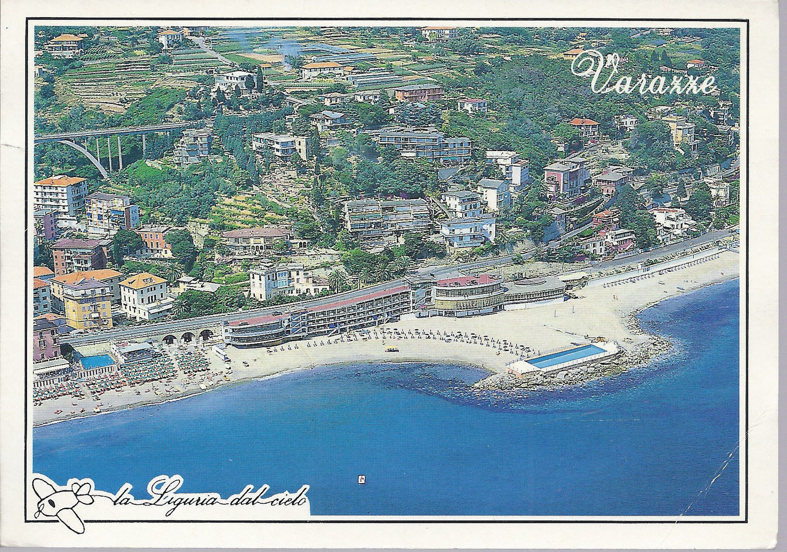 VARAZZE - SPIAGGIA - LA LIGURIA DAL CIELO - V 1996 - FG