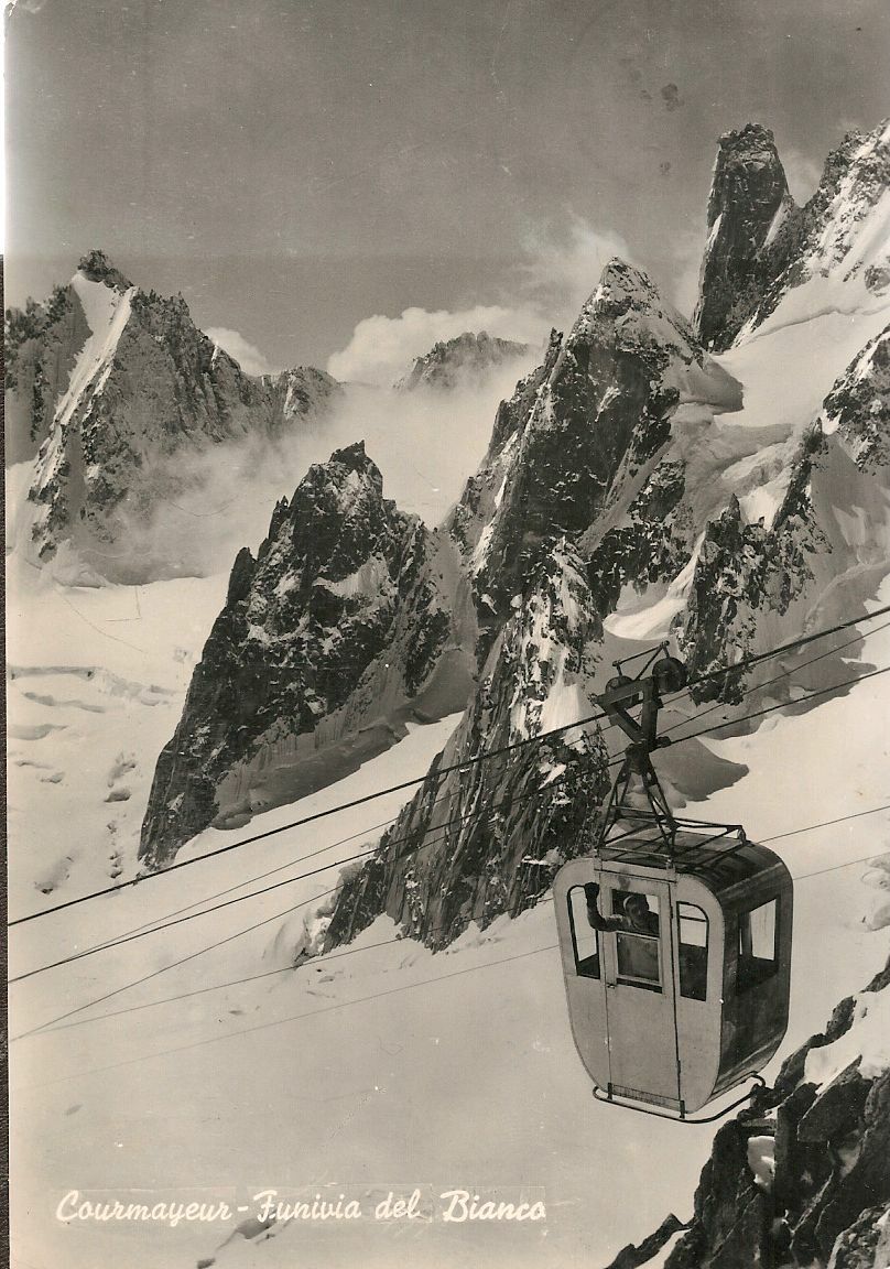 COURMAYEUR - FUNIVIA DEL BIANCO - V1957