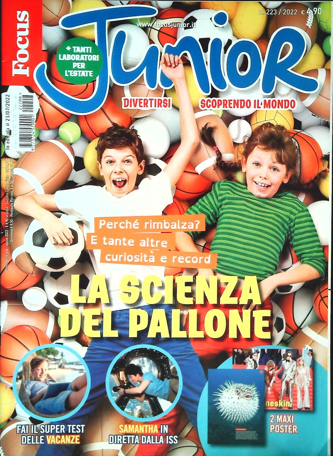 FOCUS JUNIOR N. 223 - LA SCIENZADEL PALLONE - OUTLET DEL LIBRO