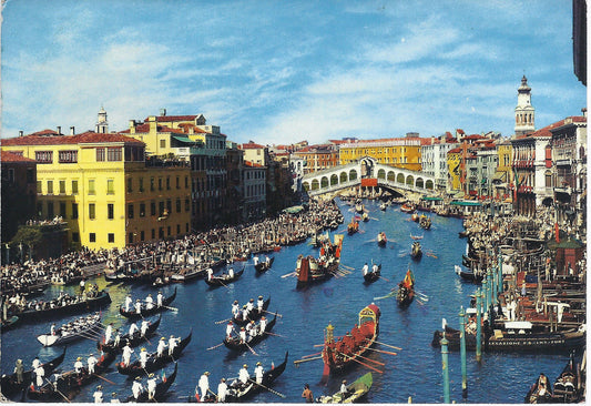 VENEZIA - CANAL GRANDE - LA REGATA - V 1984 - FG