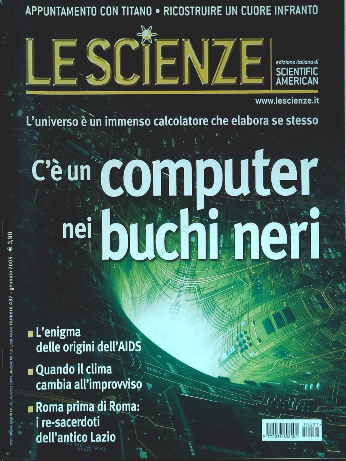 LE SCIENZE N. 437 - GENNAIO 2005 - C'E' UN COMPUTER NEI BUCHI NERI