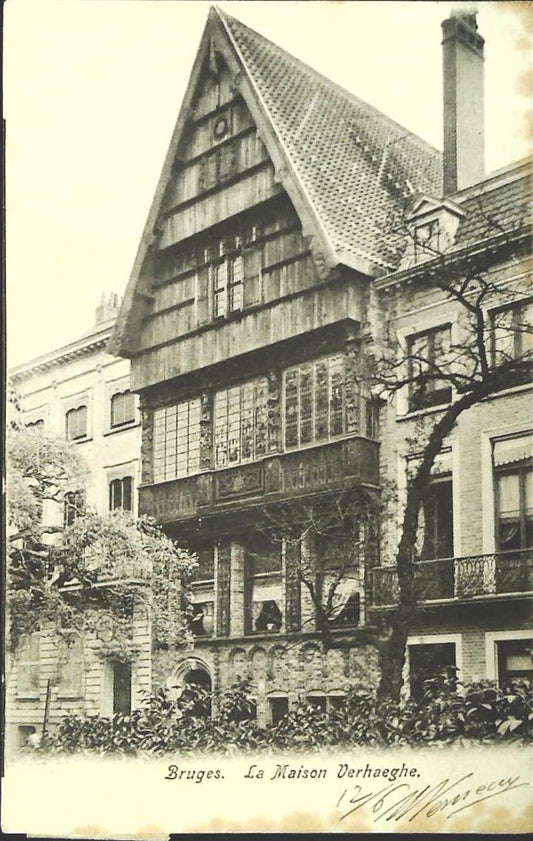 BRUGES - BELGIO - LA MAISON VERHAGHHE - V1905