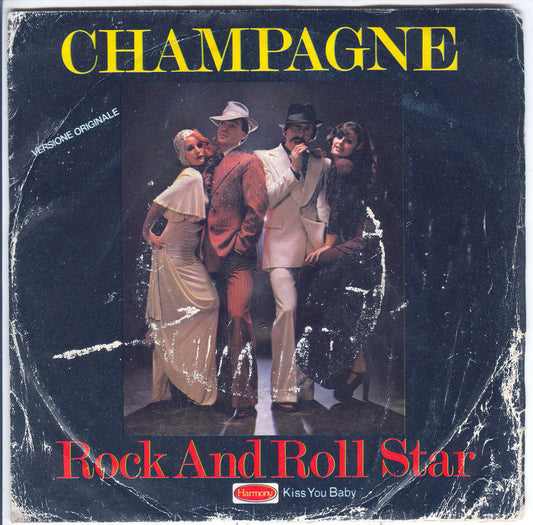 ROCK AND ROLL STAR - KISS YOU BABY # CHAMPAGNE