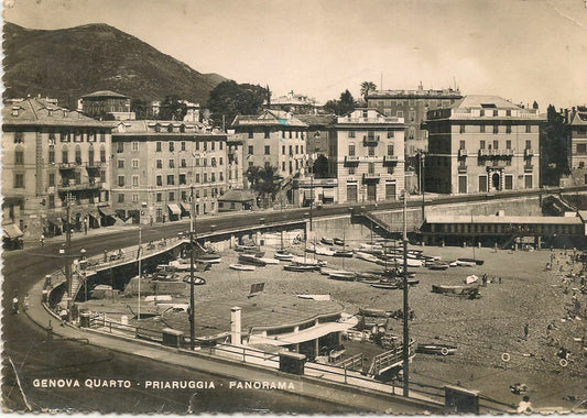 GENOVA QUARTO PRIARUGGIA - PANORAMA - V1954